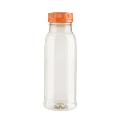 Pet Juice Fles 250 ml (Recycle) met oranje Dop (200) image